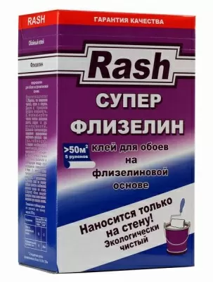 Клей обойный Rash супер флизелин 370 гр
